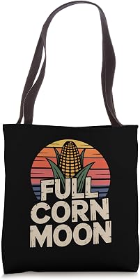 Corn Moon Celestial Sky Summer Tote Bag