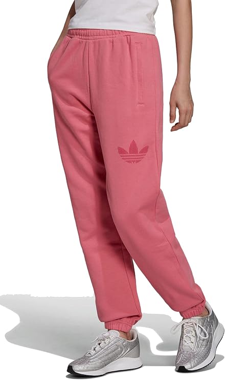 adidas Originals Women's Trefoil Logo French Terry Cotton Sweatpants
