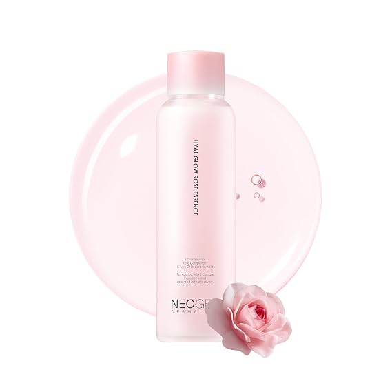 NEOGEN Dermalogy Hyal Glow Rose Essence Milky Toner, 5.41 fl oz (160ml)