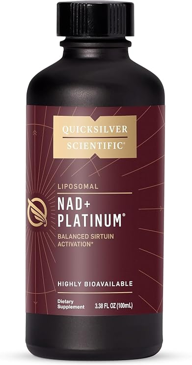 Quicksilver Scientific NAD+ Platinum, Vegan, 40 Servings