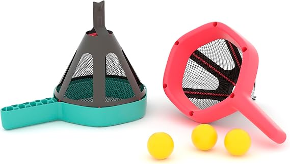 Chillafish Dodgi Catch Game with 2 Rackets and 3 Balls for Teenagers 14 Years and Up