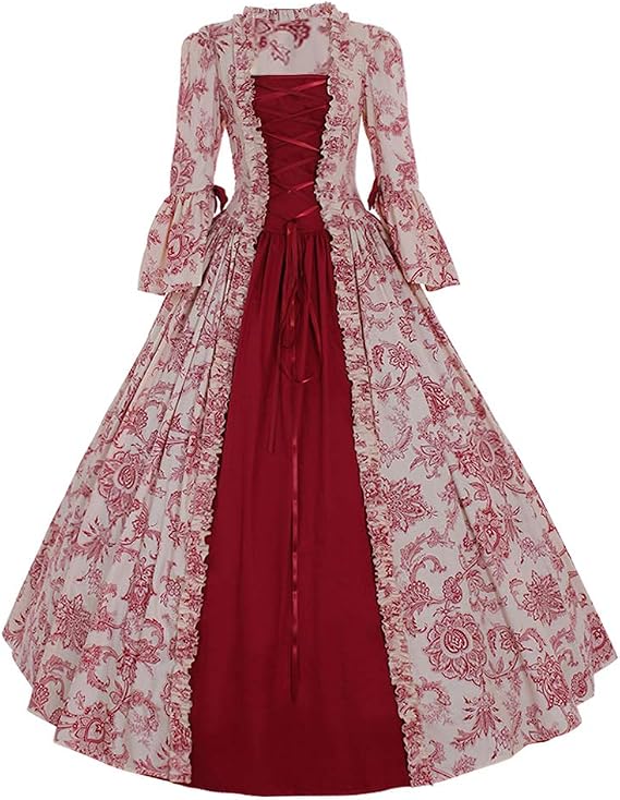 1791's lady Women's Victorian Rococo Dress Inspiration Maiden Costume