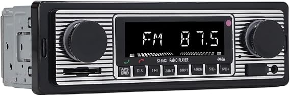 Bluetooth Car Stereo with USB AUX Inputs, Car Radio MP3 Player, Hands Calling for Vehicle Driving (5513)