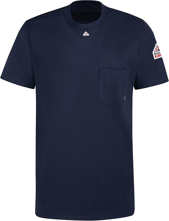 Bulwark FR Men's Flame Resistant 7 Oz Cotton Short Sleeve