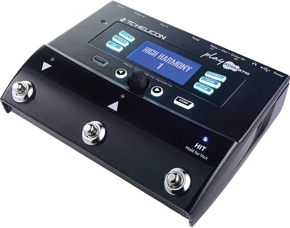 TC Helicon PLAY ACOUSTIC 3-Button Vocal and Acoustic Guitar Effects Stompbox with BodyRez and Looping