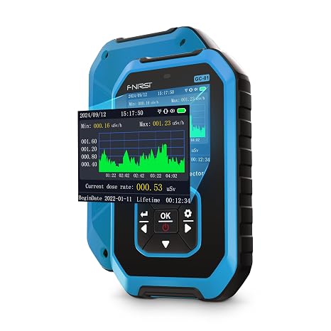 Upgraded GC-01WESTOBIG Geiger Counter Nuclear Radiation Detector, Personal Dosimeter X-ray -ray -ray Radioactivity Tester Marble Detector, Portable Handheld Beta Gamma X-ray Monitor Meter