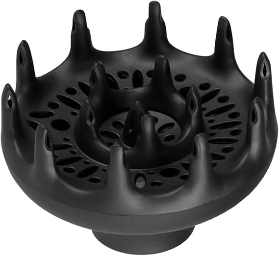 Hairstyling Diffuser,Hair Diffuser Universal Hair Dryer Diffuser Attachment Blow Dryers Diffuser for Curly Wave Thick Hair Black