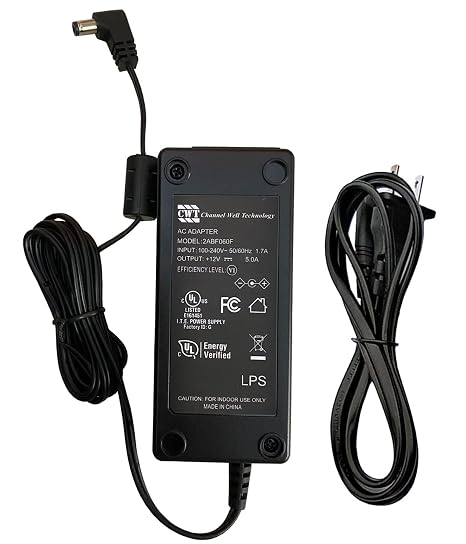 Elo Touch E005277 External Power Brick and Cable Kit, Level 5, 12V