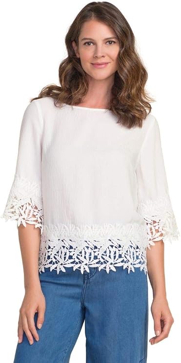 JOSEPH RIBKOFF Womens Crochet Top Style 212033