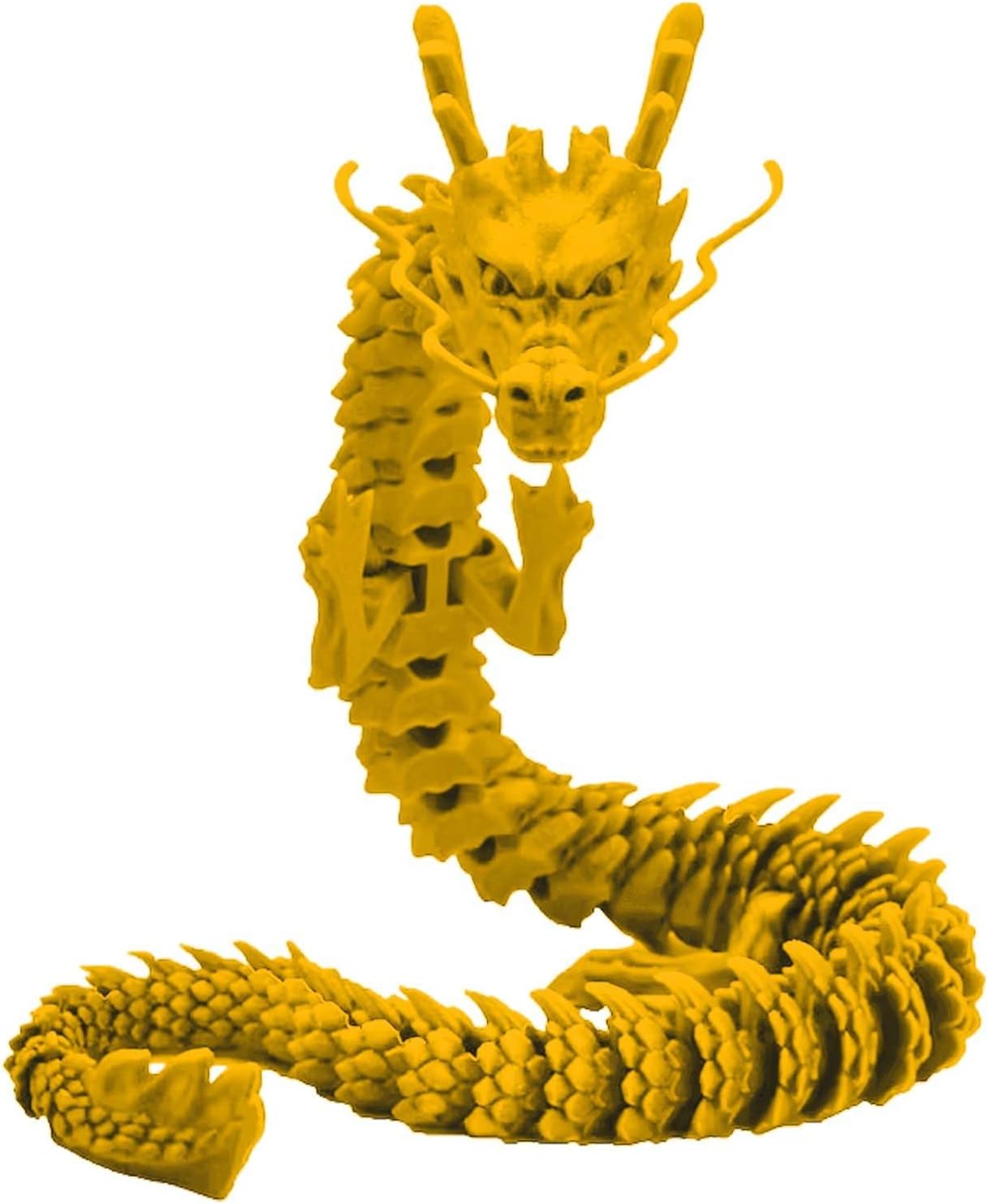 PUERI Dragon Figure, Dragon Toy, 3D Printing, Movable Joints, Dragon Model, Mythology, Legend, Chinese Culture, Dragon Model, 3D, Realistic, Children, Adults, Animal Toys, Educational, Imagination,