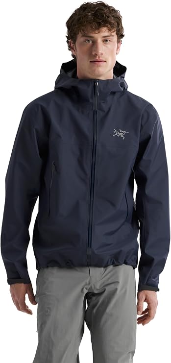 Arc'teryx Beta Jacket Men's | Gore-Tex ePE Shell, Maximum Versatility - Hiking Jacket, Waterproof Rain Jacket | Black Sapphire, XX-Large