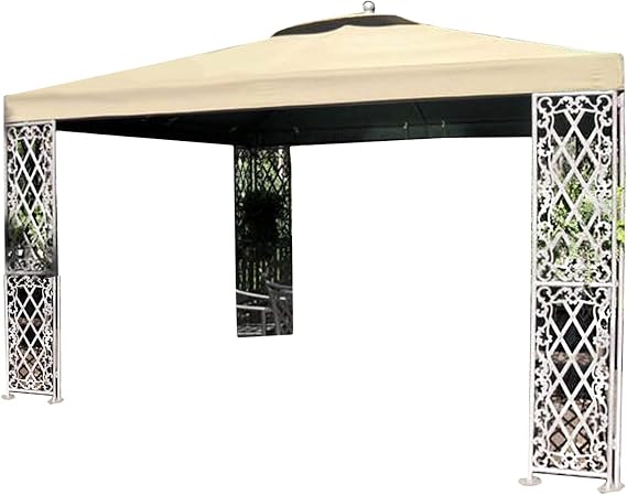 12 x 12 Lattice Gazebo Replacement Canopy Top Cover - RipLock 350
