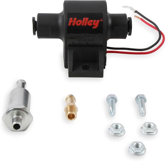 Holley 12-427 32 GPH Mighty Mite Electric Fuel Pump, 4-7 PSI