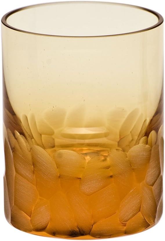 MOSER CRYSTAL PEBBLES Shot glass 2 oz. topaz