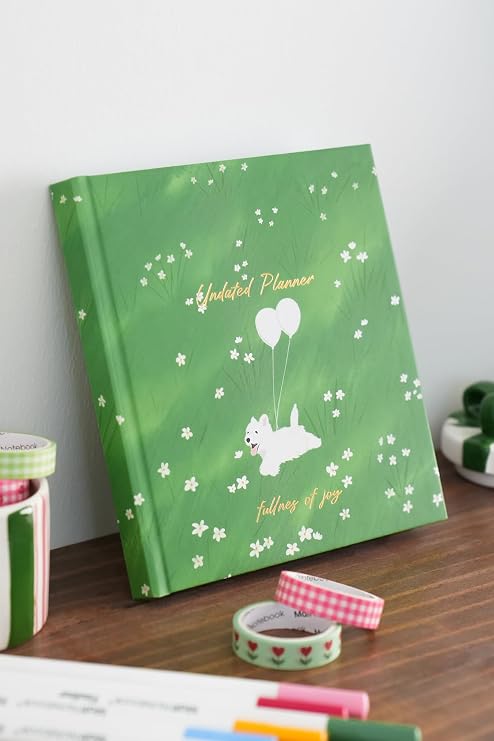 Matt Notebook 15x15 Kare Süresiz Planlayıcı Ajanda Manzara