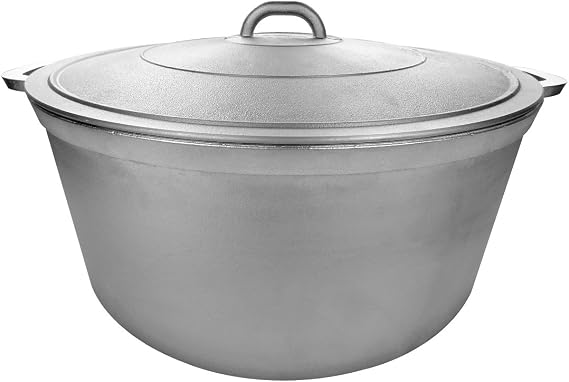 Uniware 9900 Super Quality Aluminum Caldero,Dutch Oven, 23.4 QT,Silver (42cm (16.5-Inch))