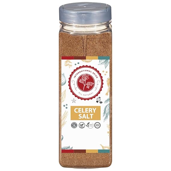 Celery Salt - Restaurant Quality - 26 Ounce Bottle