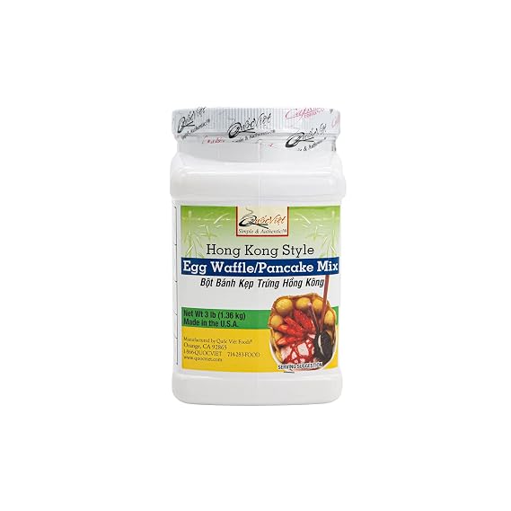Hong Kong Style Egg Waffle Pancake Mix 3 LBS QUOC VIET BRAND MADE IN USA