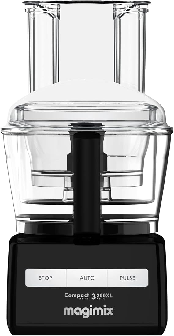 Magimix 3200XL Food Processor - Multifunctional 6 in 1 Food Preparation, 2.6L BPA-Free Bowl, Professional Quality Ultra-Sharp Blades, Quiet Energy Efficient 650W Motor for commercial longevity.