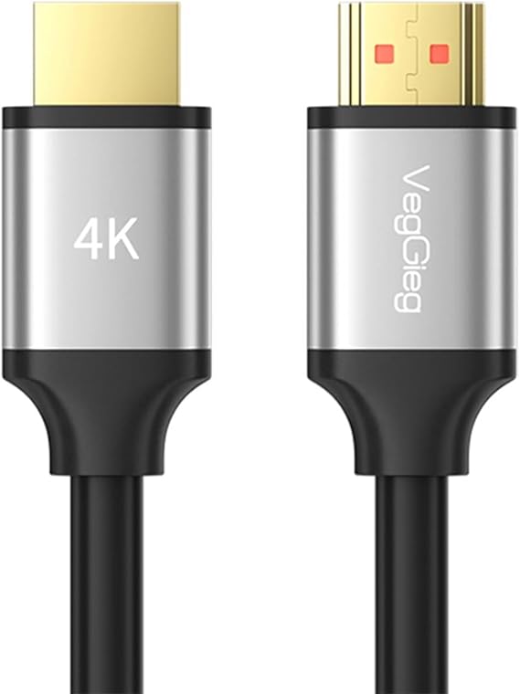 VegGieg 4K 30Hz 18Gbps HDR ARC HDCP HDMI 2.0 Cable 15 Meters