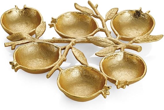 Michael Aram Pomegranate 6 Compartment Plate