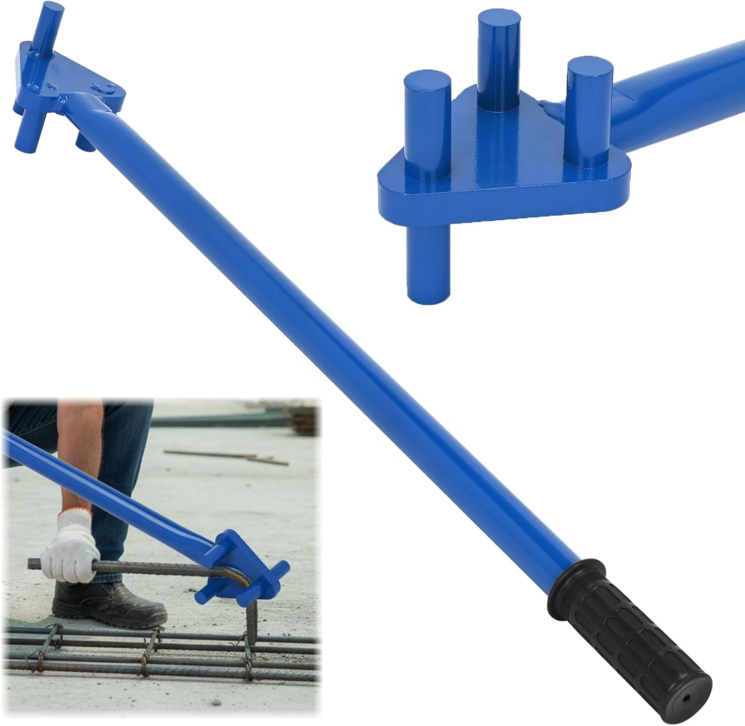 Rebar Bender Manual Hand Bending Machine Metal Bending Tools for Flat Steel and Steel Rod