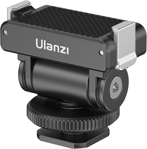 ULANZI CA22 Magnetic Cold Shoe Adapter Mount with 180 Tilt Quick Release