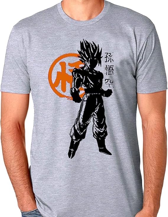Goku Warrior Grey T Shirt - Dragon Ball Z Men's T-Shirt