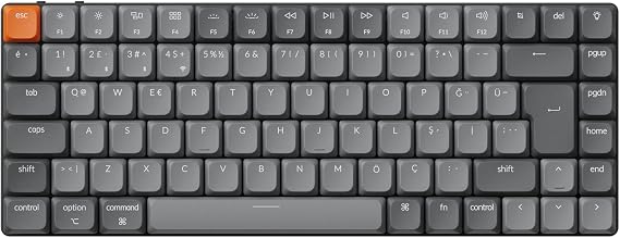 Keychron K3 Max Gateron Brown Switch RGB Kablosuz Hotswap Mekanik Gaming Klavye (K3M-H3-TR)