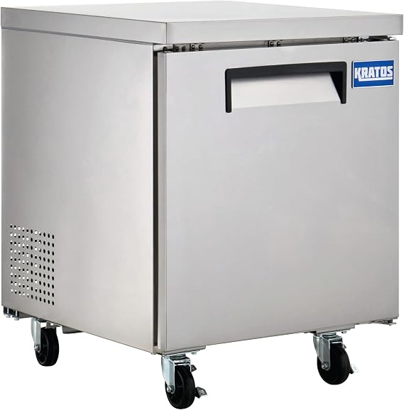 Kratos Commercial Freezer, 1 Door Undercounter Freezer, 5.5. Cu Ft (67K-304)