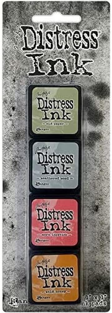 Ranger Tim Holtz Distress Mini Ink Pads 4/Pkg, Kit 7