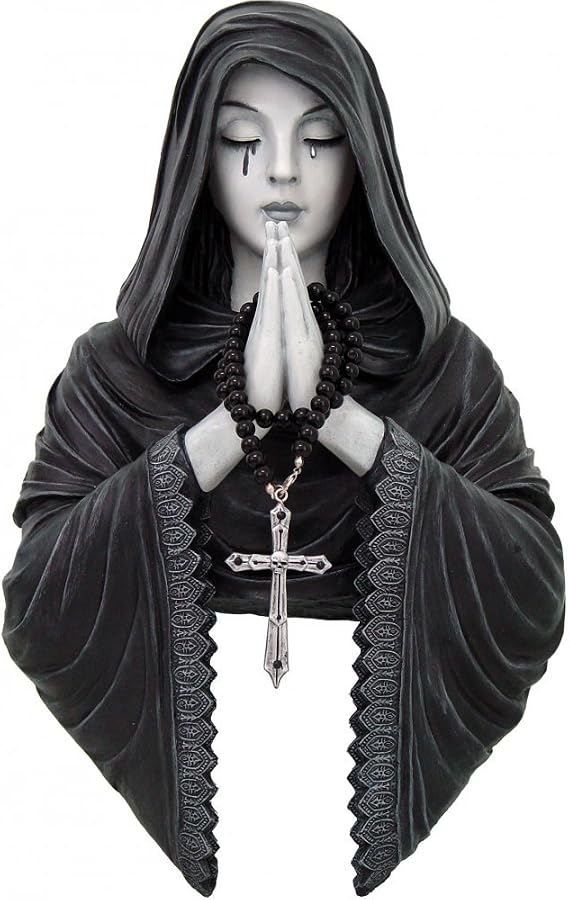 Nemesis Now Gothic Prayer Wall Plaque 39cm Black, Polyresin