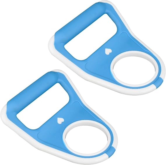Water Jug Handle - Energy Saving Anti-Slip Water Bottle Carrier Lifter with Rubberized for Gallon Bottle.(White 2 pcs)...