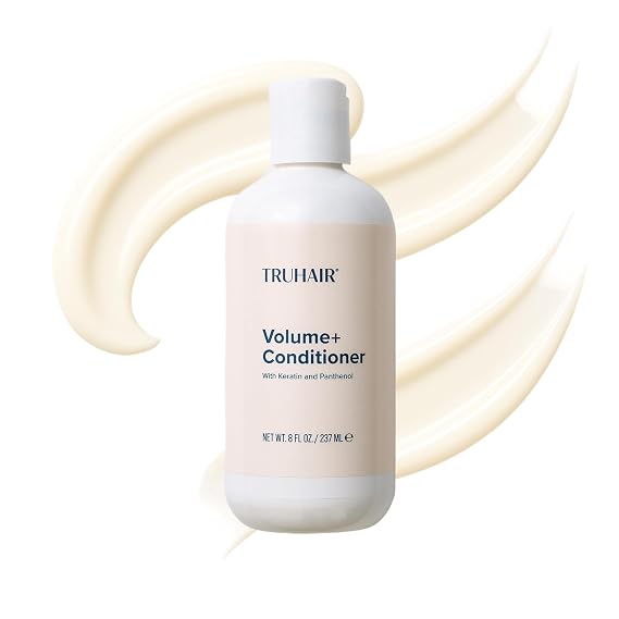 TRUHAIR Volume+ Conditioner with Keratin & Panthenol Lightweight Hydration & Shine - 8 oz