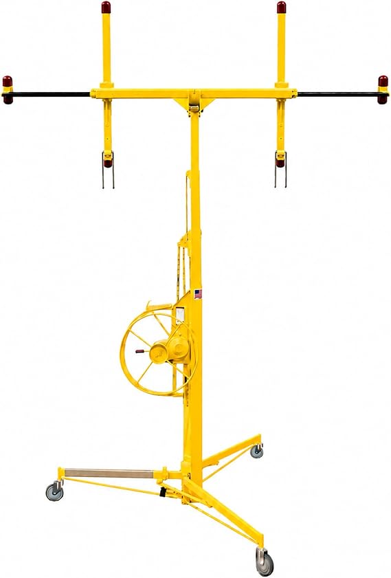Panellift The Original Drywall Lift 439, Professional-Grade Chain-Drive Sheetrock Hoist for Walls and Ceilings, 14 ft 5 in Max Lift, 200 lb Capacity