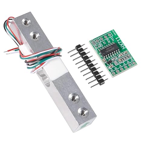 HX711 Load Cell Weight Sensor + Amplifier Module (20KG) for Weight Scales, Kitchen Scale, Industrial Process Control