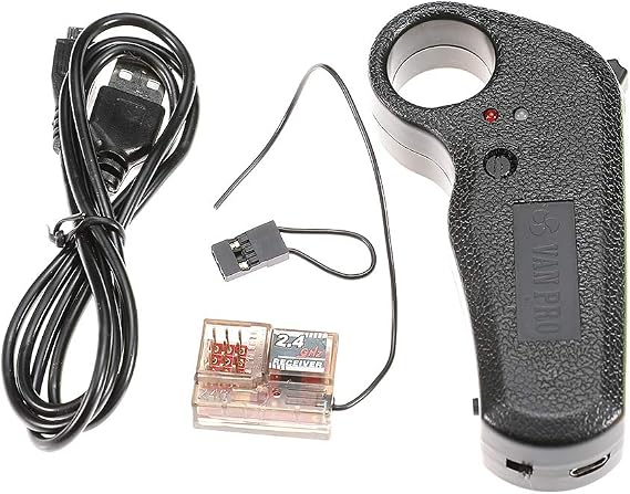 VANPRO Electric Skateboard DIY V2 Edition 2.4G mini Wireless Remote Control Receiver Transmit 80 Meters Away Wireless | 2.4G PWM signal 2-channel forward and backward Strong signal penetration and long distance Built-In Battery w/ USB Port