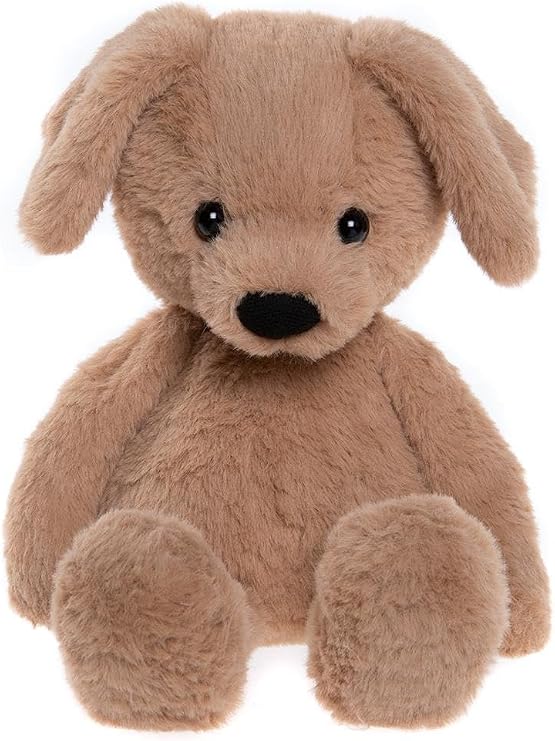 Charlie Bears Ruff Puppy - Bear & Me Oatmeal Brown Dog Pup Stuffed Animal Toy Gift - 30cm/12 Tall