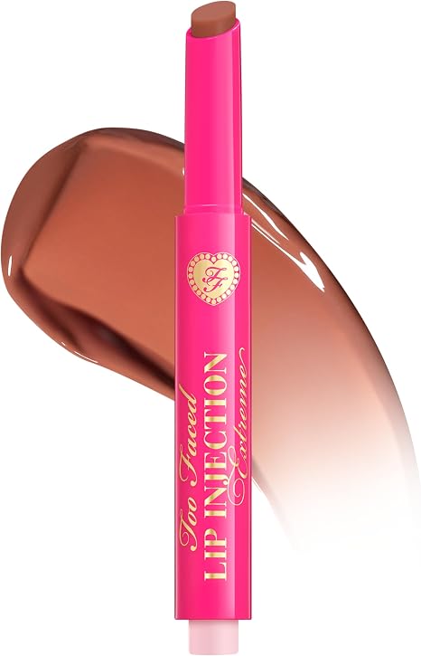 Too Faced Lip Injection Extreme Plumping Clicks | Glossy Lip Plumper, Hydrating + Dewy with High Shine Sheer Colour