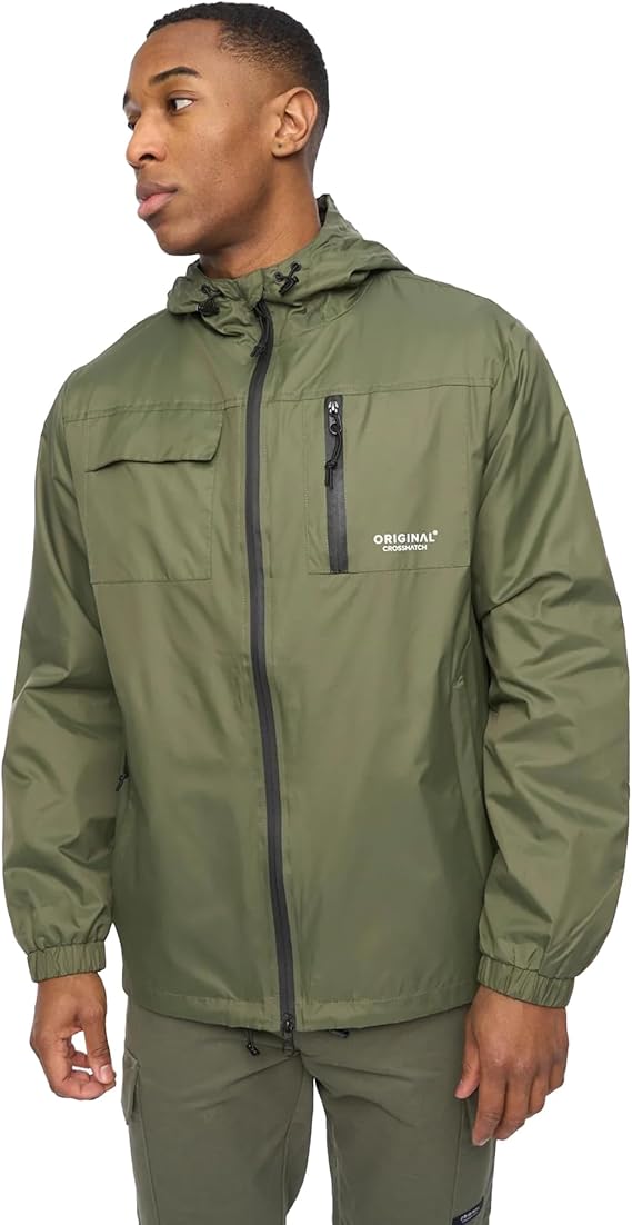 Crosshatch Mens Utilate Jacket (L) (Thyme)