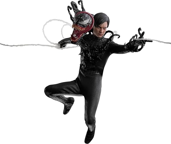 Hot Toys Movie Masterpiece Spider-Man 3 Spider-Man (Black Suit) 1/6 Scale Figure