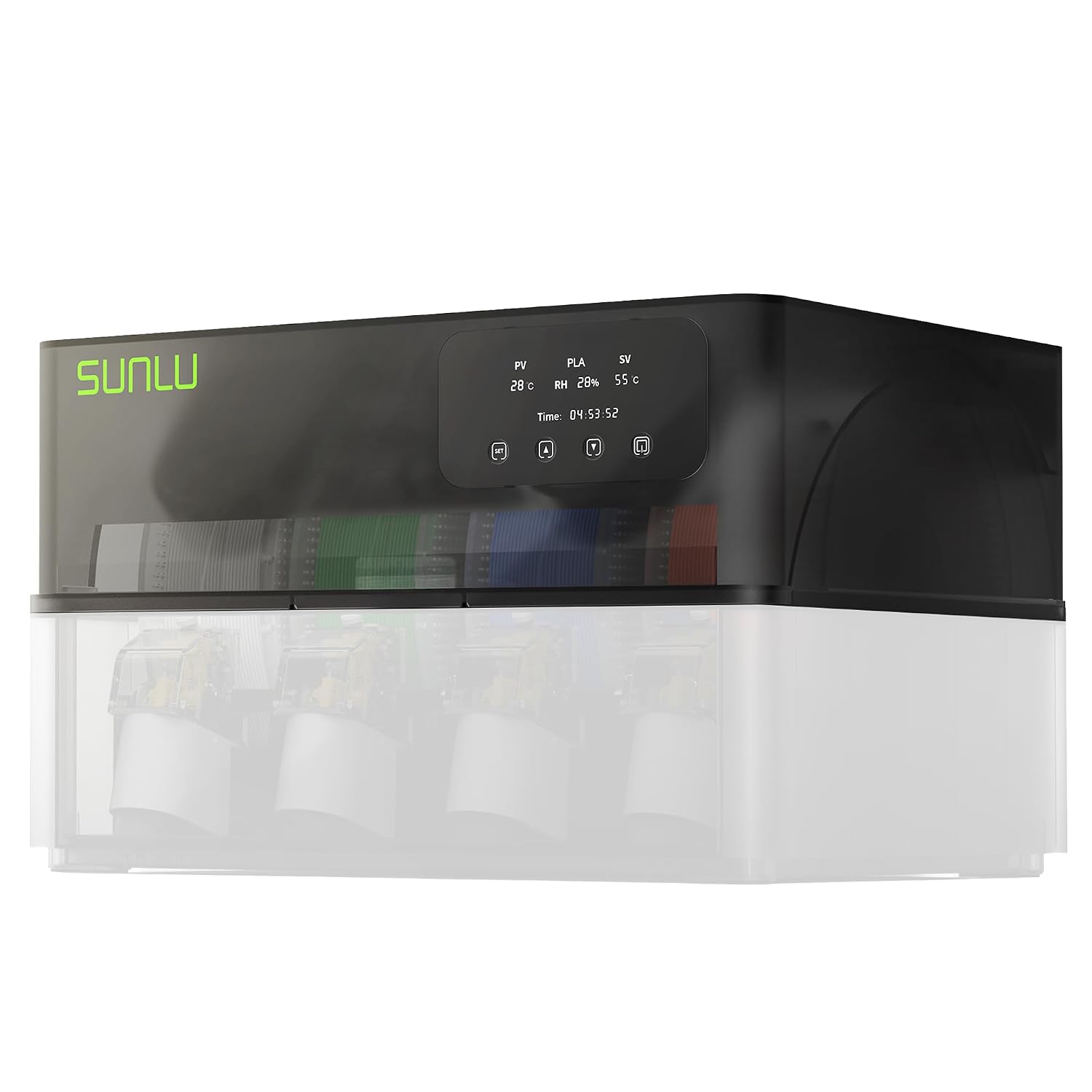 SUNLU AMS Heater for Bambu Lab AMS 1st Gen Filament Dryer Upgrade for 4 Spools Printing & Drying Simultaneously Smart RH Control Fast Heating up to 70°C in 20 Minutes