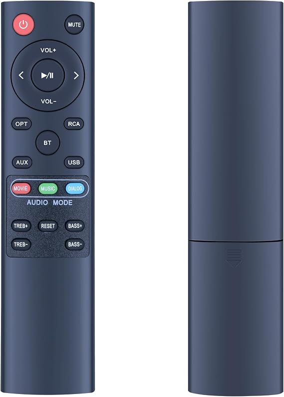 Replacement Sound Bar Remote Control for Norcent BYL Bestisan MEGACRA Soundbar Speaker, Compatible with Norcent MB-3221NS MB-3220 MB-2521 AZATOM Studio Wave Soundbar Home Theater System