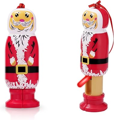 Funny Santa Claus Ornaments, Stretchable Santa Claus Pendant Christmas Decoration Gift for Christmas Tree and Xmas Holiday