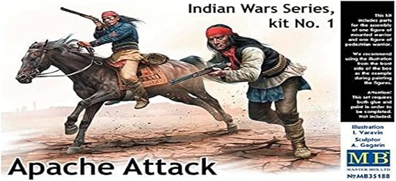 1:35 Indian Wars Series Apache Attack Model Kit