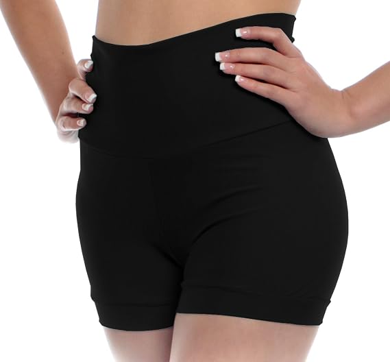 B Dancewear Womens High Waisted Dance Shorts Adult Sizes