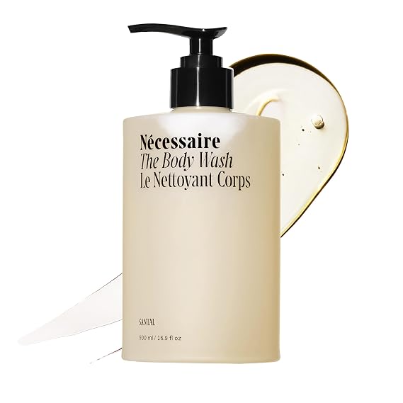 The Body Wash Santal. Multi-Oil Niacinamide Shower Gel For Sensitive Skin | For Women & Men. Non-Comedogenic, Hypoallergenic for Sensitive Skin. 500ml / 16.9 fl oz.