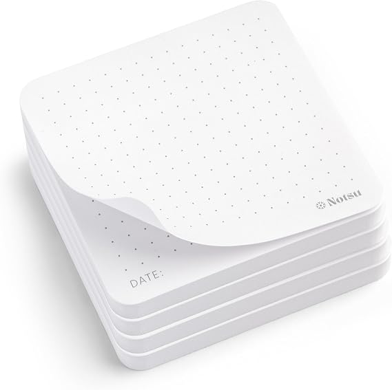 Notsu Dot Grid Sticky Notes 4pk