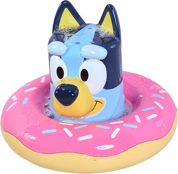 Tomy Toomies Bluey Bath Toys with Pourer and Water Wheel - Sensory Water Toys - Officially Licensed - 18+ Months