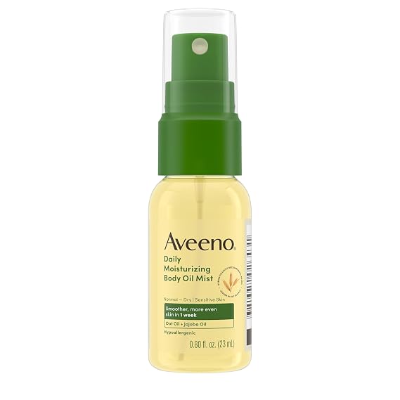 Aveeno Daily Moisturizing Body Oil Mist, Oat Oil & Jojoba Oil, 0.8 fl. oz